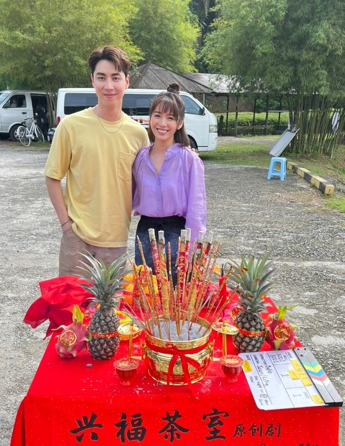  新剧和刘倩妏谈惰 徐凯有吻戏感紧张