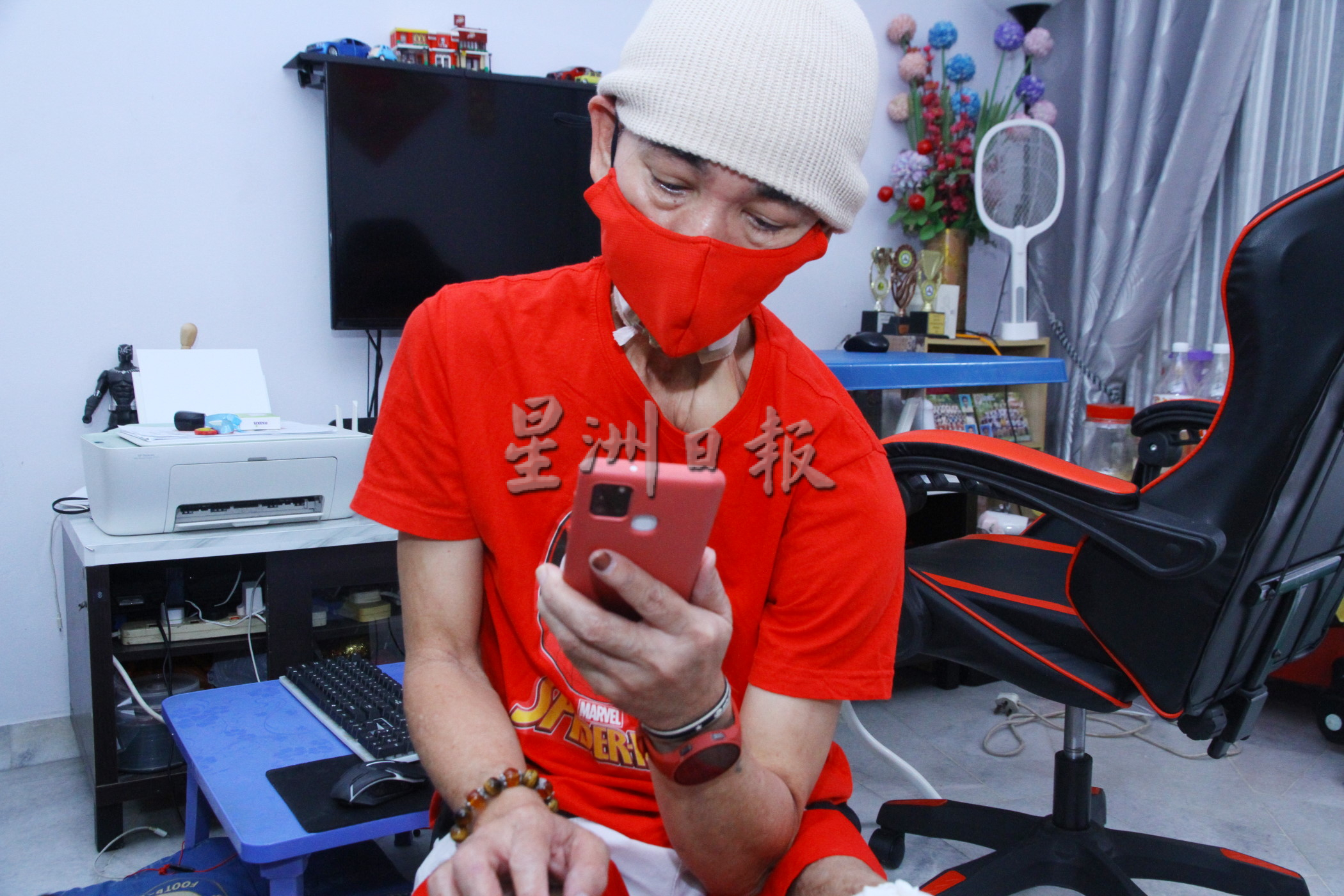 无舌癌症康复者谭嘉强 