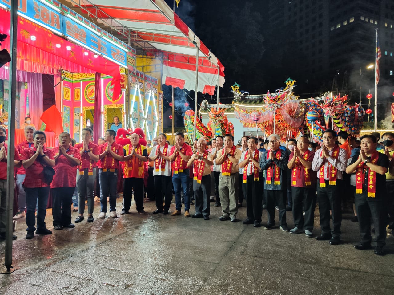 柔:仿古谢港参拜、酬神戏,让老少追忆体验十九世纪柔佛古庙谢港盛况