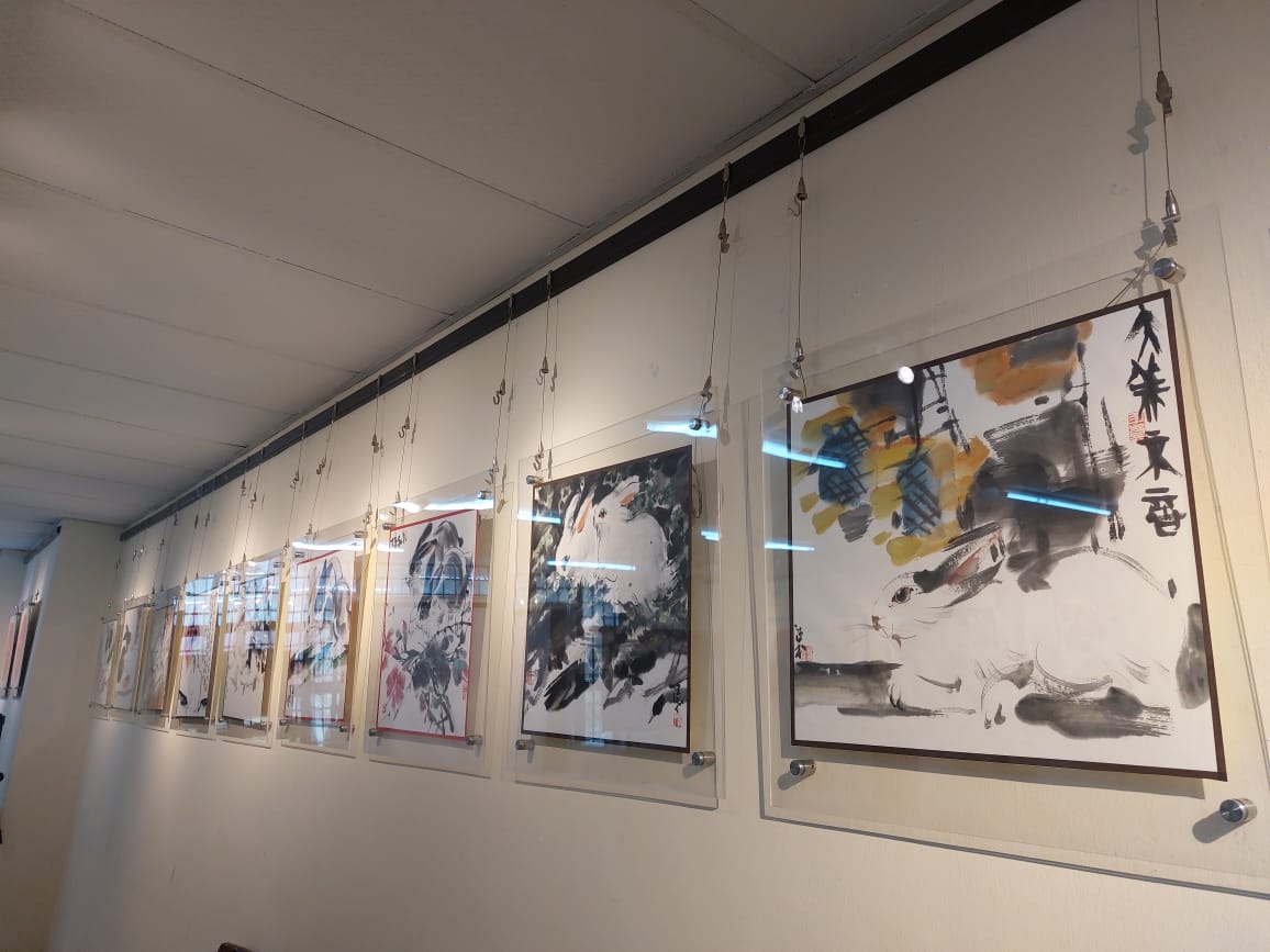 柔：新闻：郭温和兔画兔联兔印展  一连3天在居銮举行
