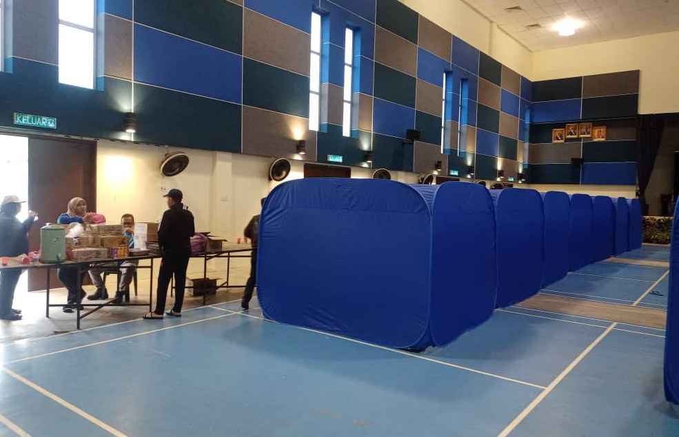 柔:昔及哥打各2疏散中心 安置148灾黎