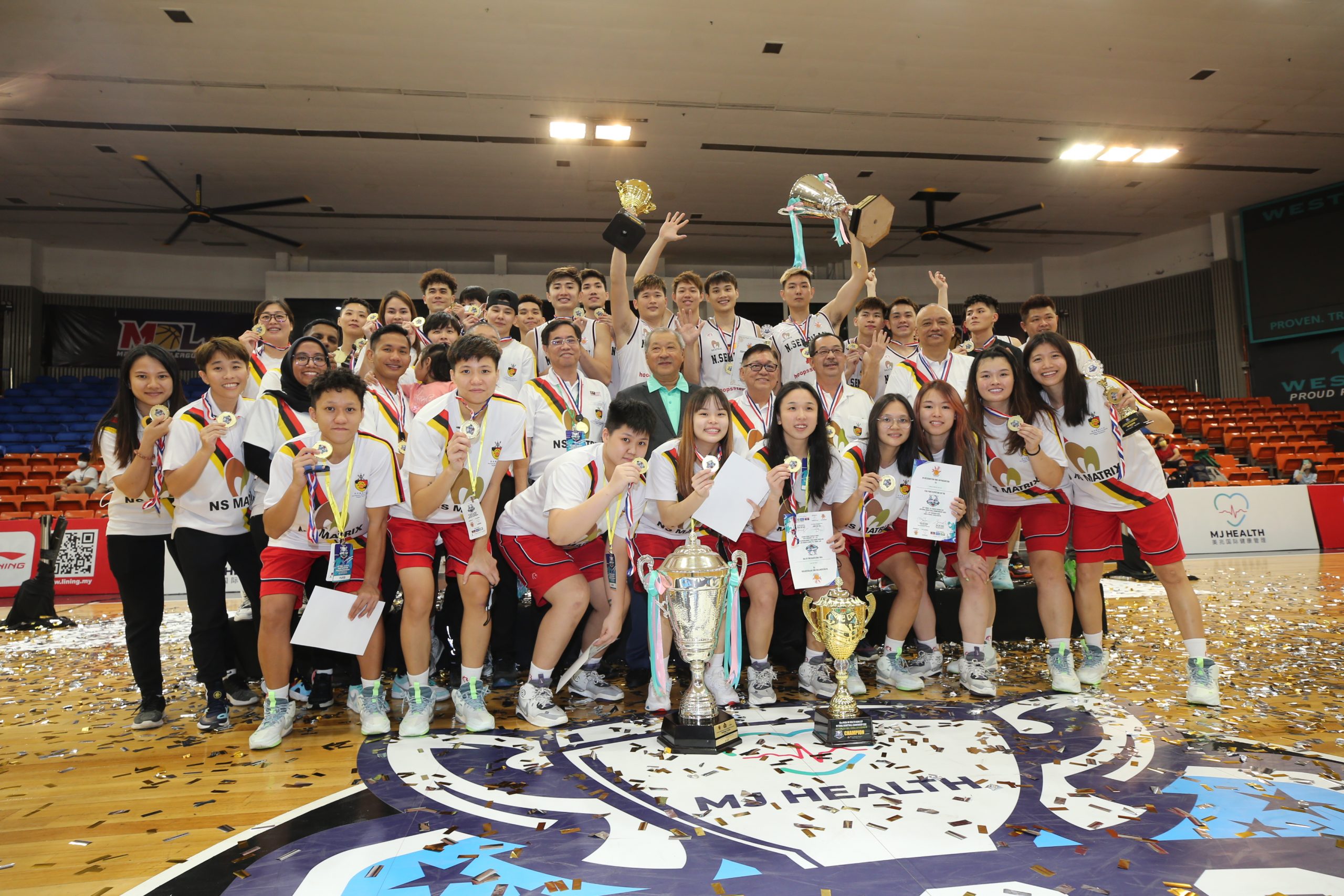森美兰膺元首杯双料冠军 2022篮运踏上正轨迎新年