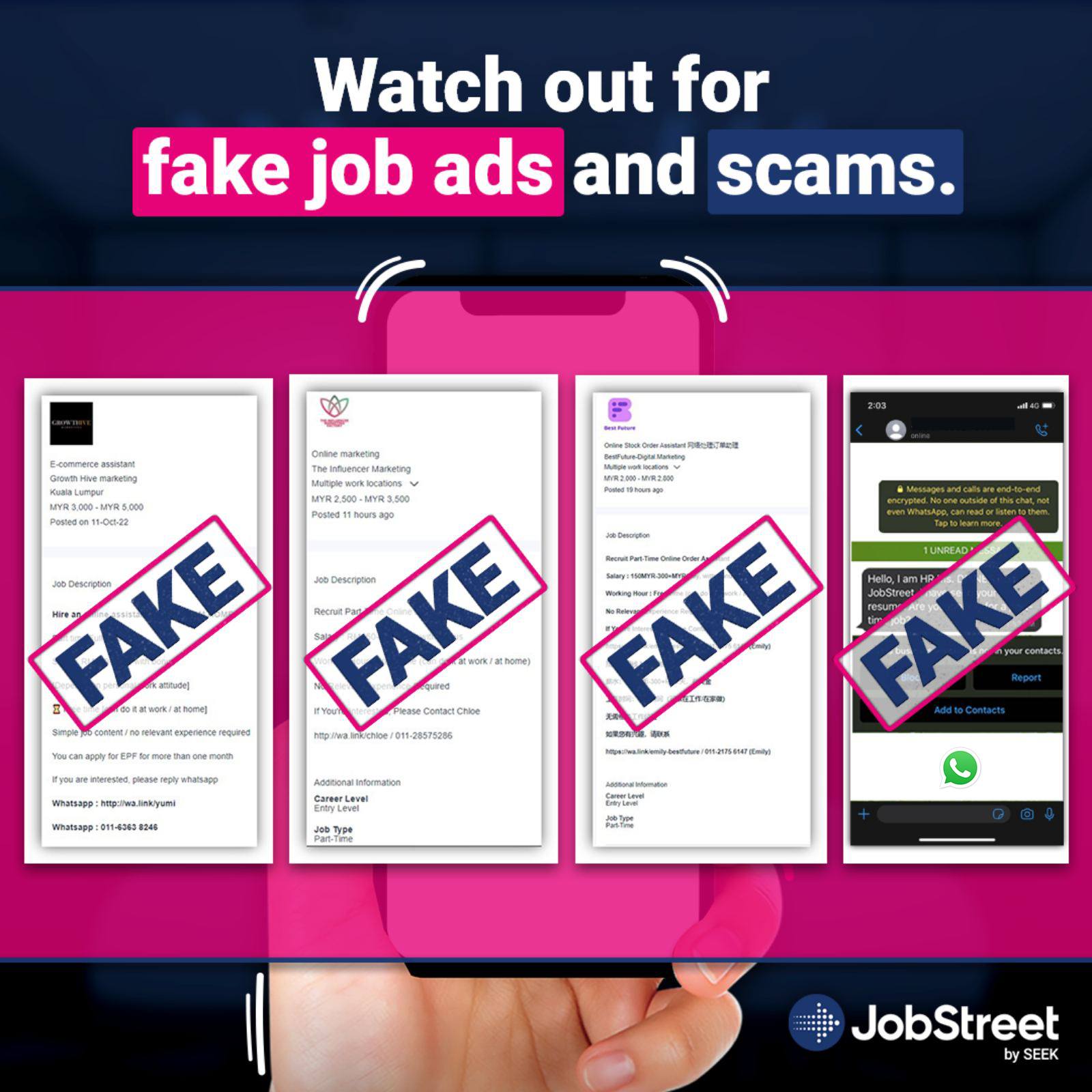 JobStreet：招聘骗局