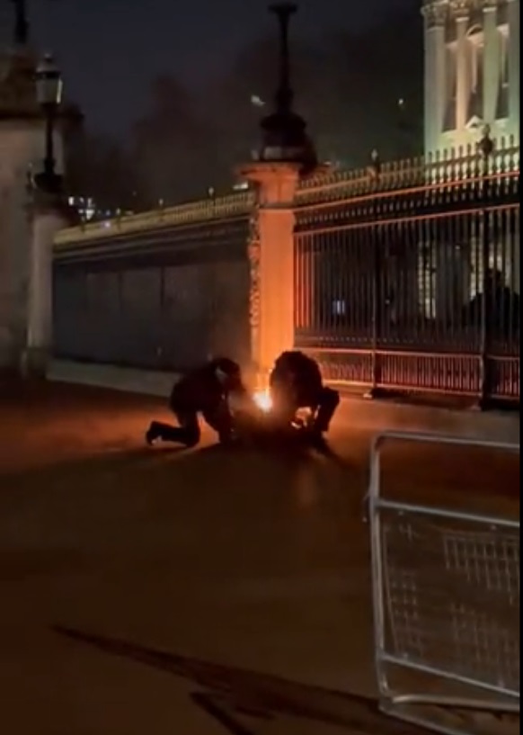 男子英国白金汉宫外放火被捕 动机未明