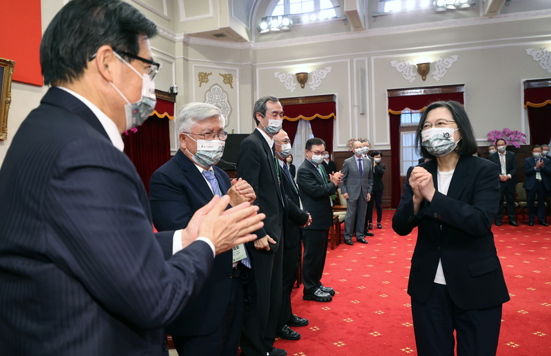 蔡英文见美外交智库 盼打造民主供应链