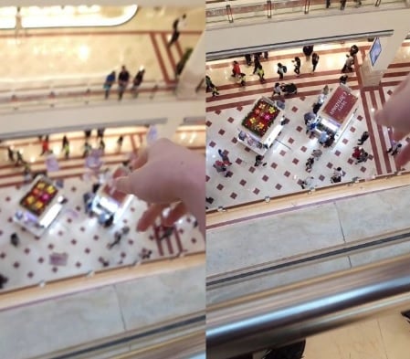 视频|商场高处撒RM1000  网轰“无文化！”