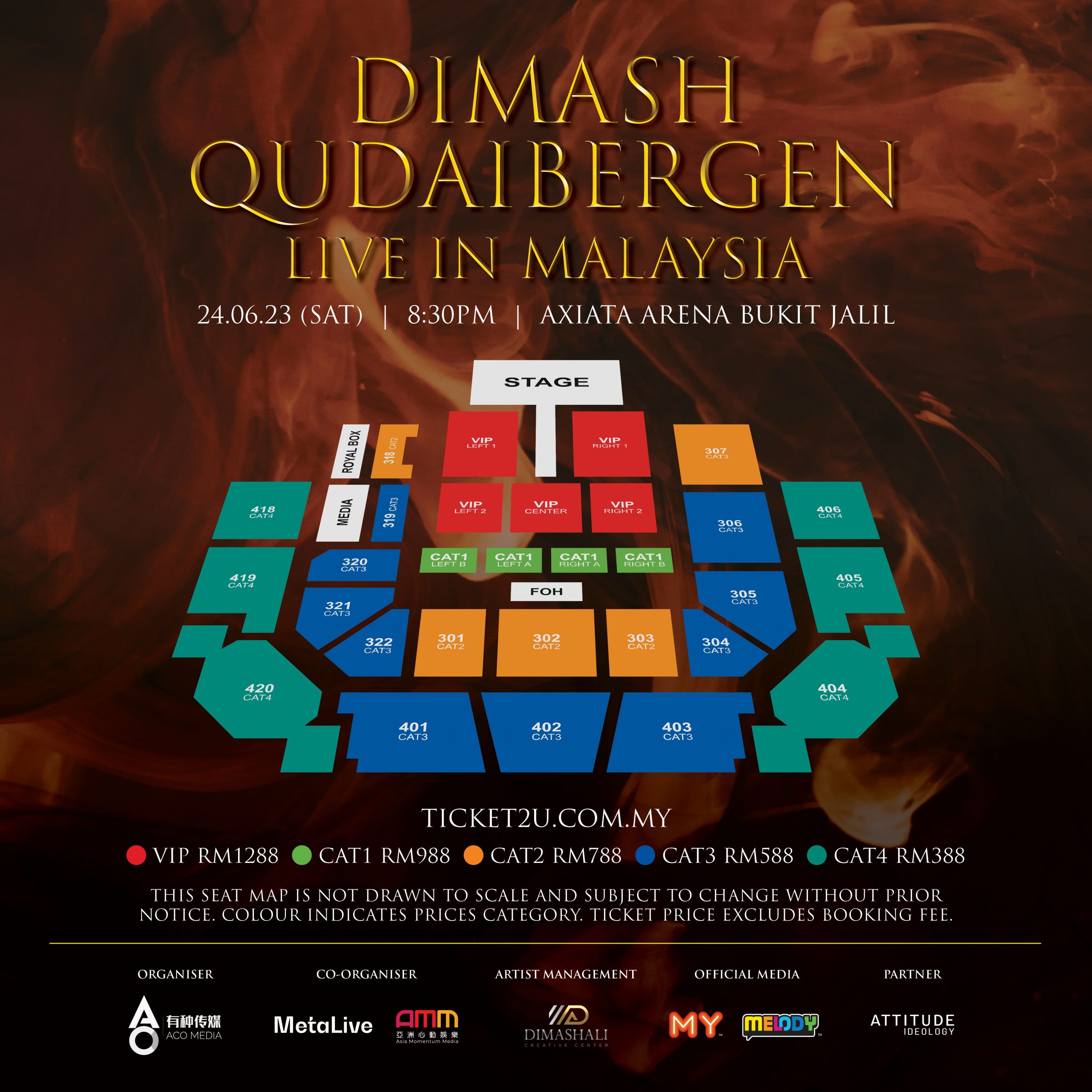 迪玛希大马个唱延明年6.24  主办方公布购票详情