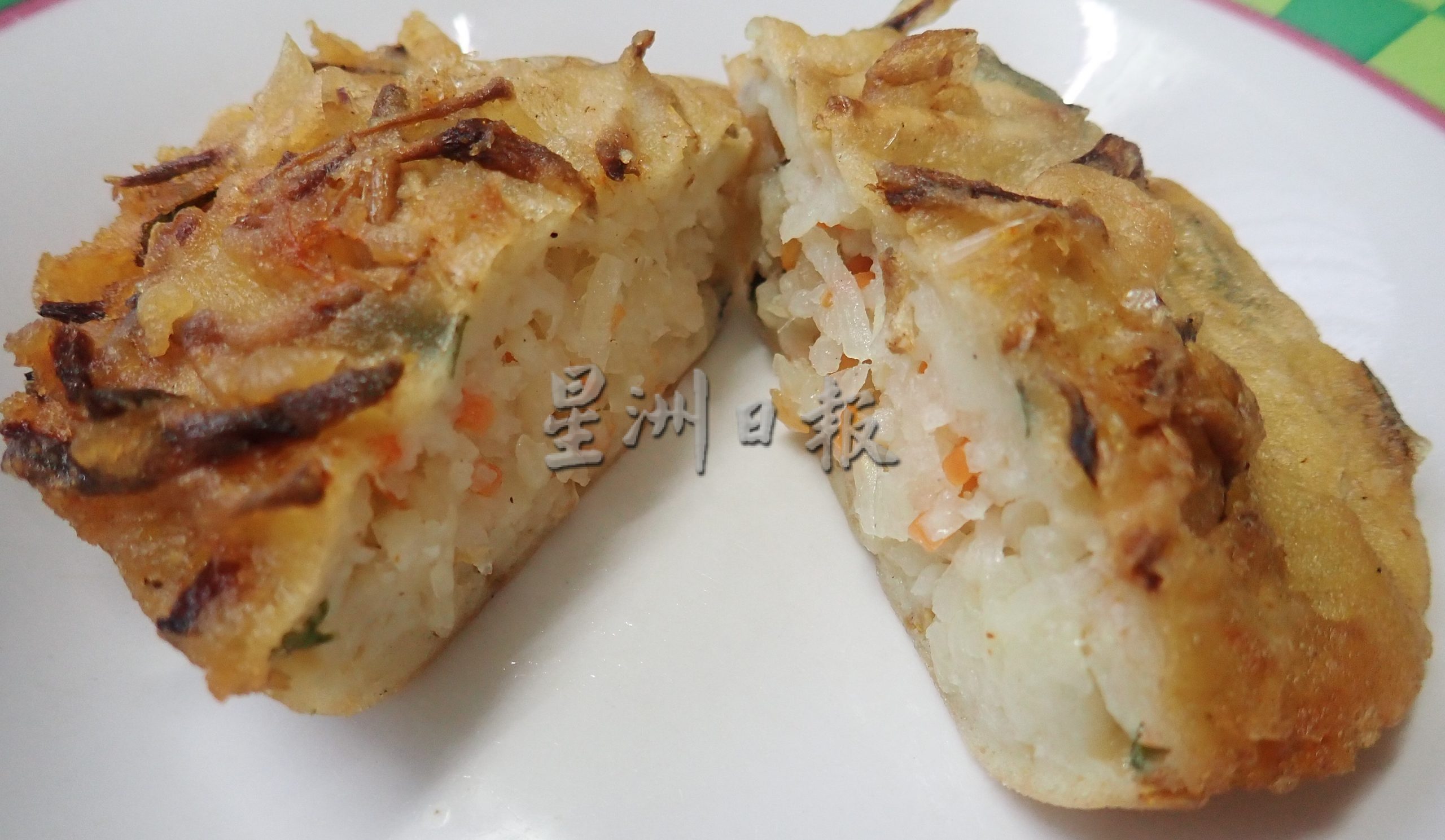 霹:18日见报/封底主文或版头/【人气美食】十八丁炸虾饼