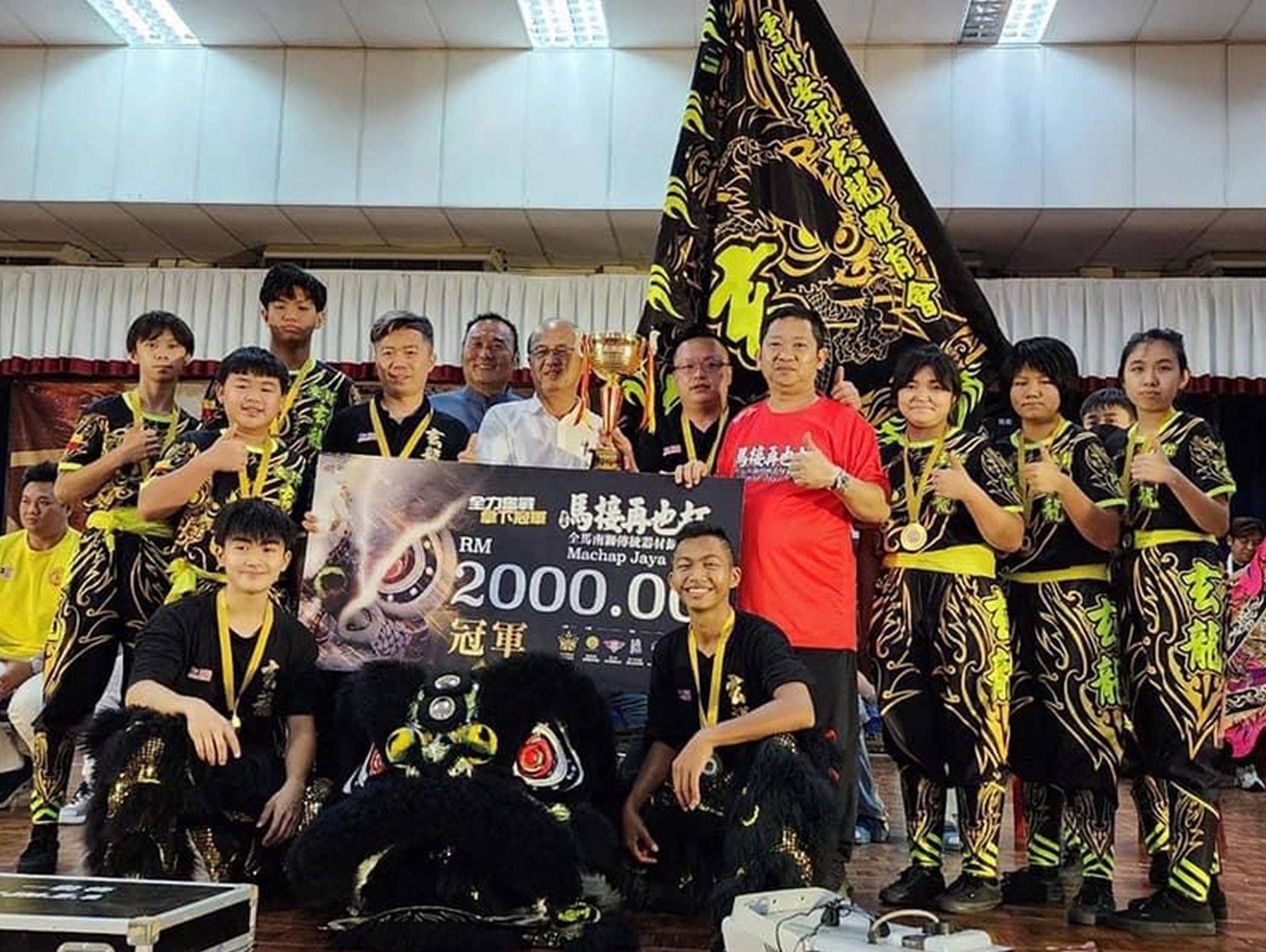 （古城第二版主文）魏喜森：龙狮是大马重要运动