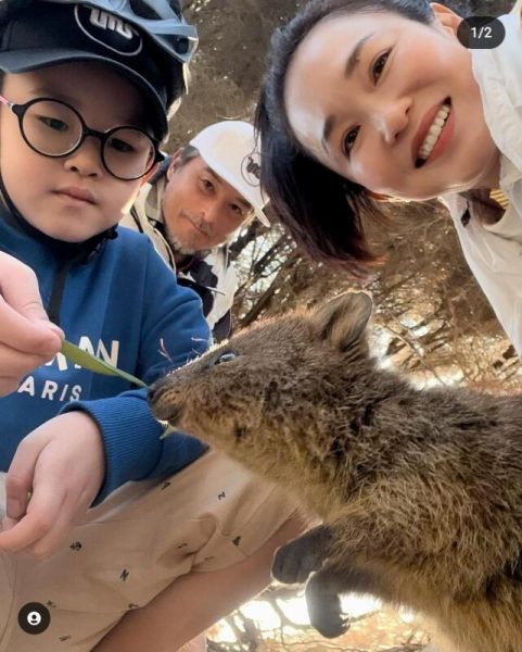 陪妻儿游珀斯 李铭顺 享受亲子乐
