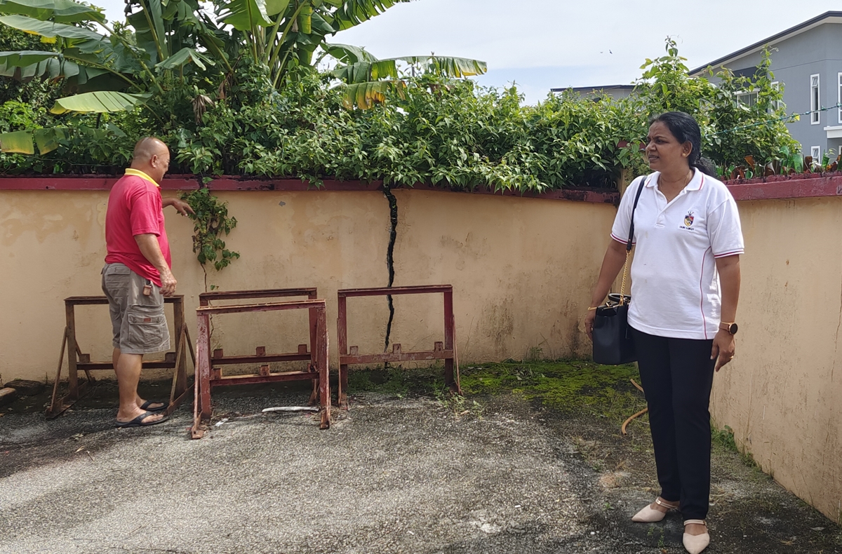 NS芦骨：开发导致神庙围墙开裂，泥层下陷；卡玛拉：发展商已承诺负责