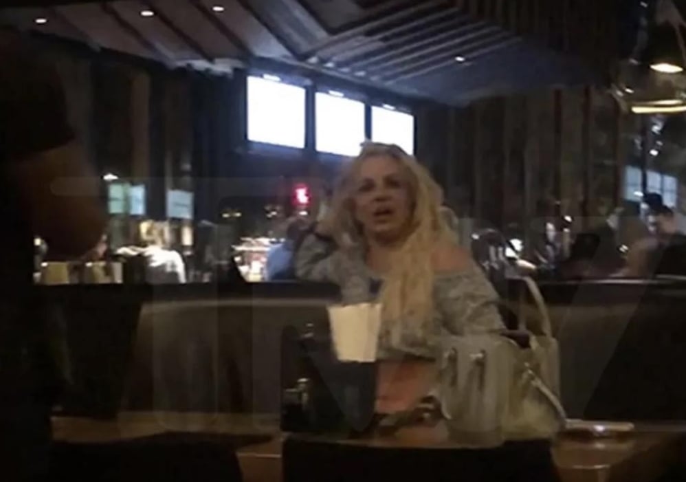 不满与老公用餐被骚扰 碧妮史毕丝失控飙骂粉丝