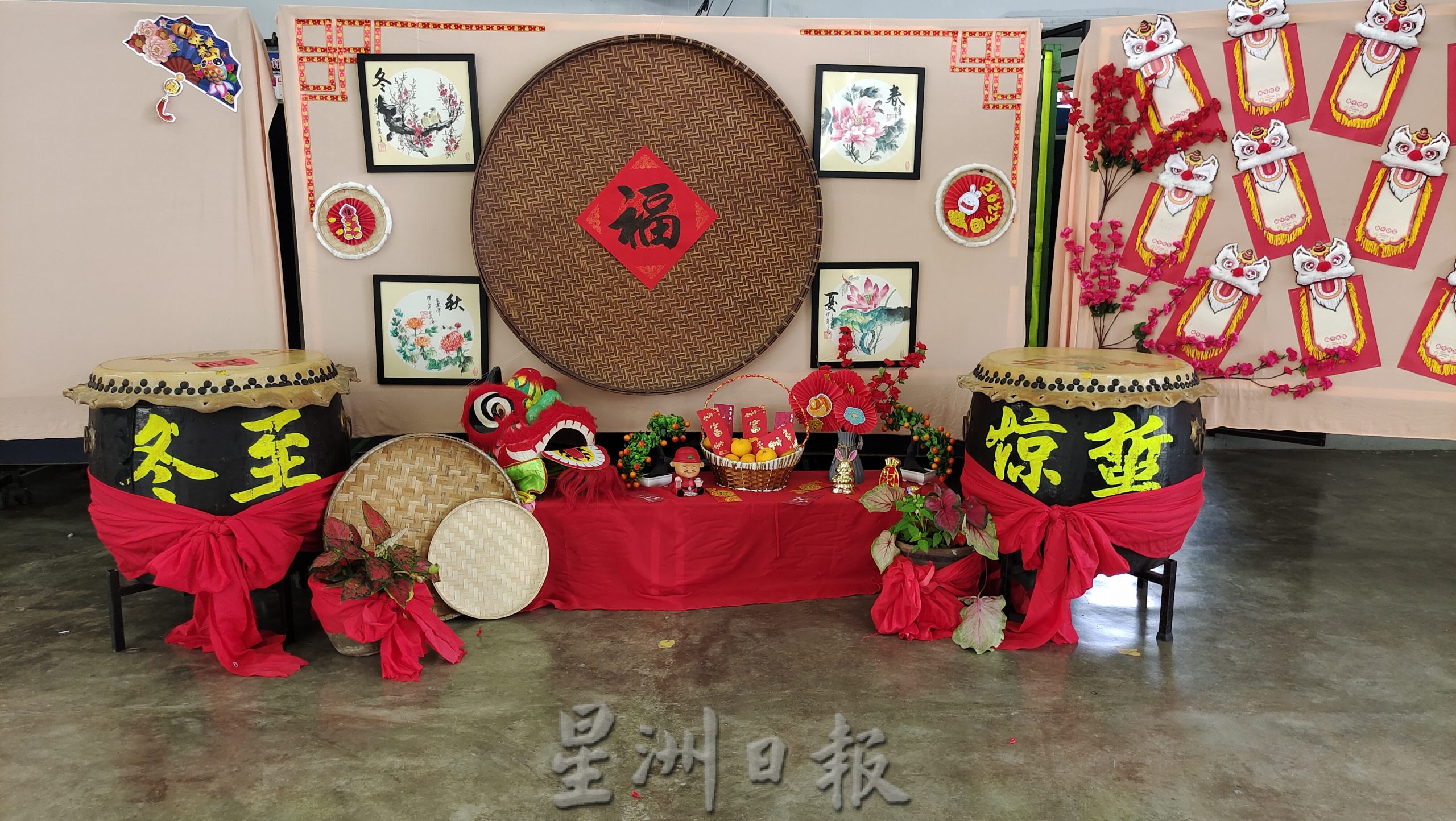 东：双溪内华小新年布置