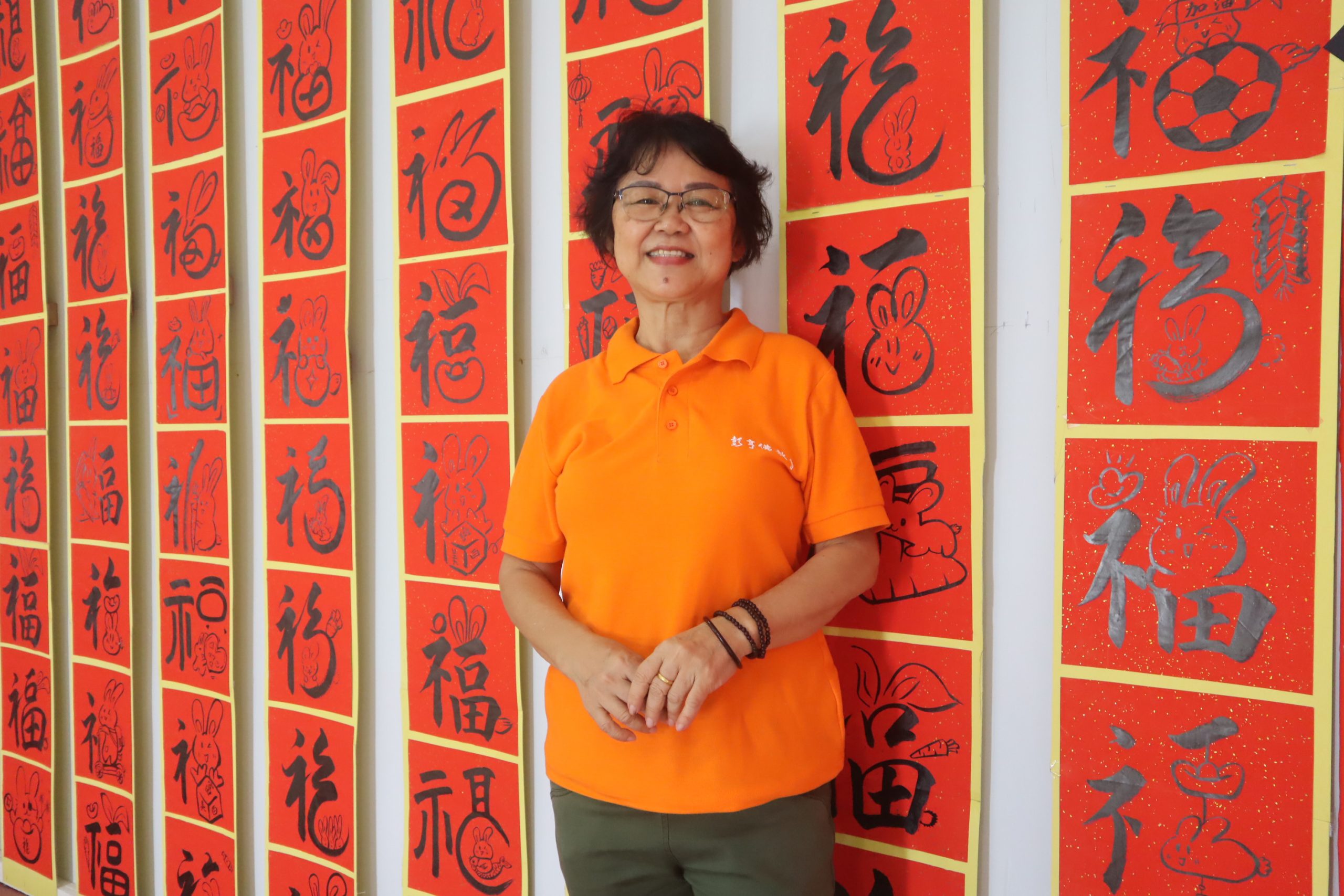 东:彭亨佛教会以“百福纳兔,户纳千祥”及“ 福兔迎祥”的新春布置迎新岁。