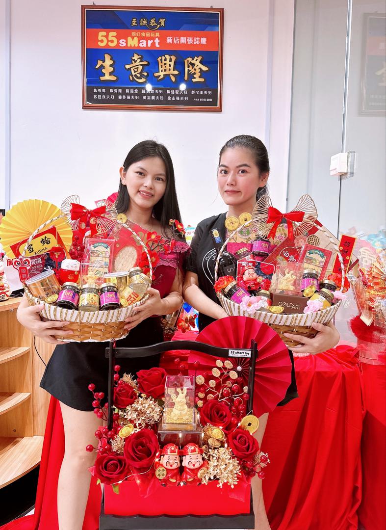 东:新春礼篮、花篮受青睐