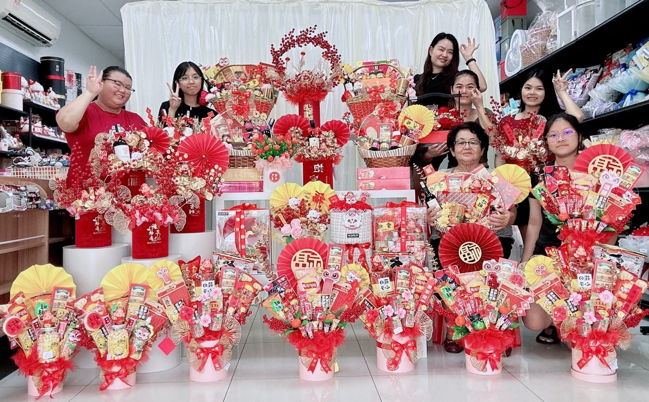 东:新春礼篮、花篮受青睐