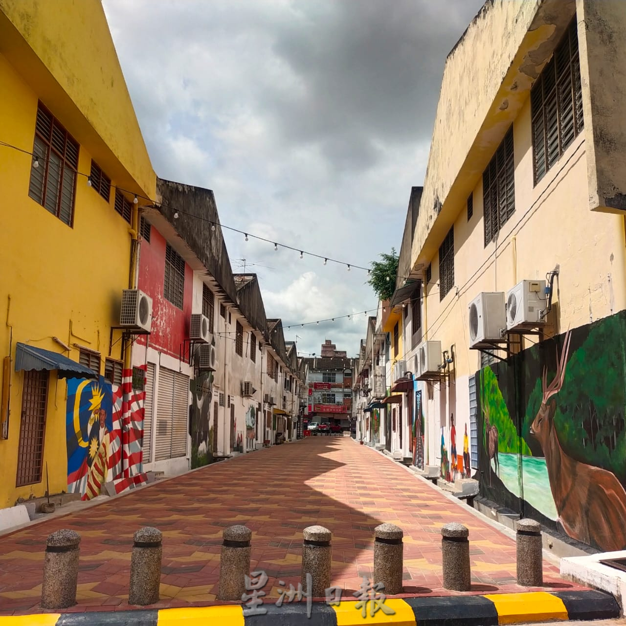 东:鲁拉士曼丹商业区后巷壁画巷竣工 成拍照打卡新地标带旺人流