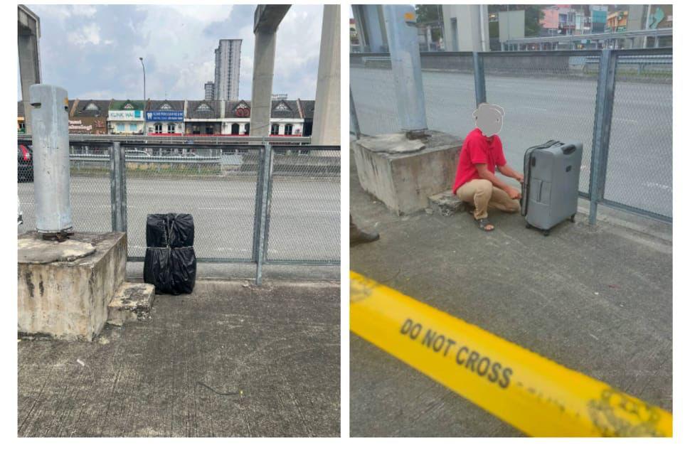 两度发生 行李厢锁护栏·流浪汉现身认领