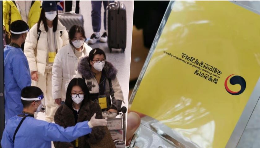 中游客韩机场Virus Outbreak South Korea China