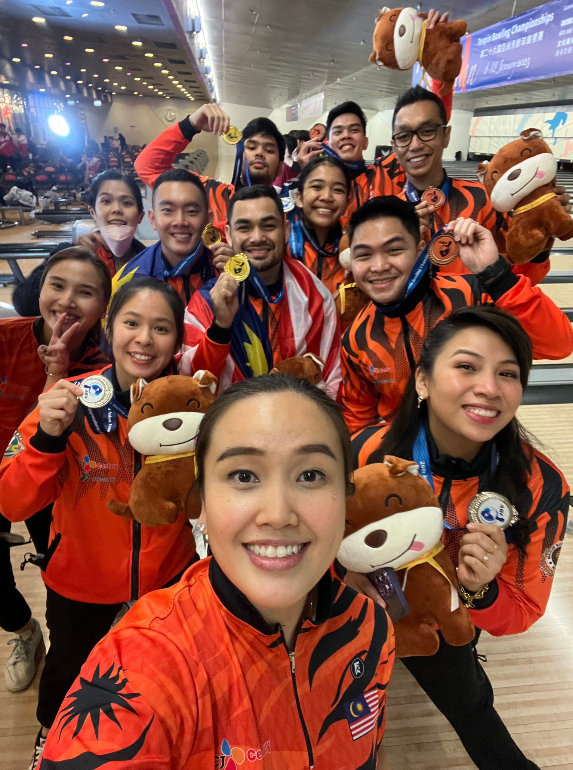 亚洲保龄球锦标赛 大马蝉联男三人冠军