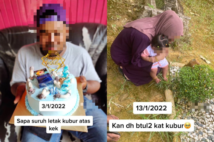 劝丈夫戒烟送墓碑蛋糕 妻:“想不到他10天后真的躺在墓地”