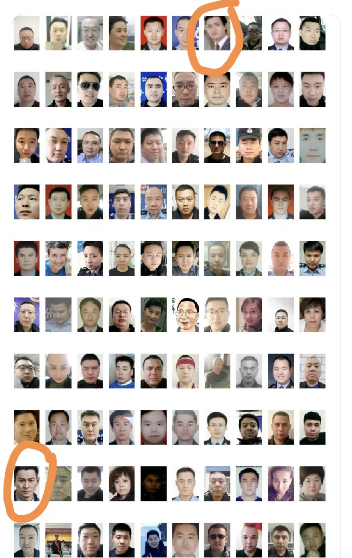 周润发与刘德华变“新疆警察”?“新疆受害者资料库”名单惹议