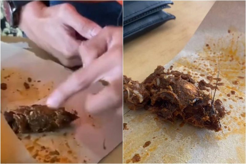 咖哩鸡变咖哩老鼠头 男子:恶心之极!