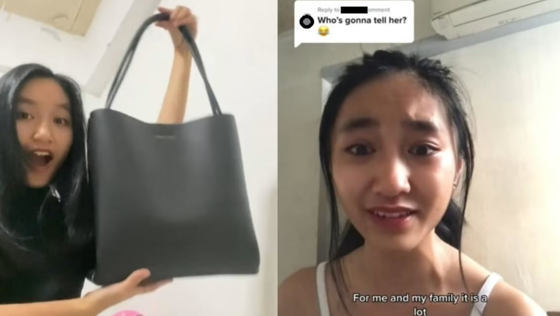 喜提父亲送的包包被酸不是名牌 少女怼酸民“富裕让你变无知”