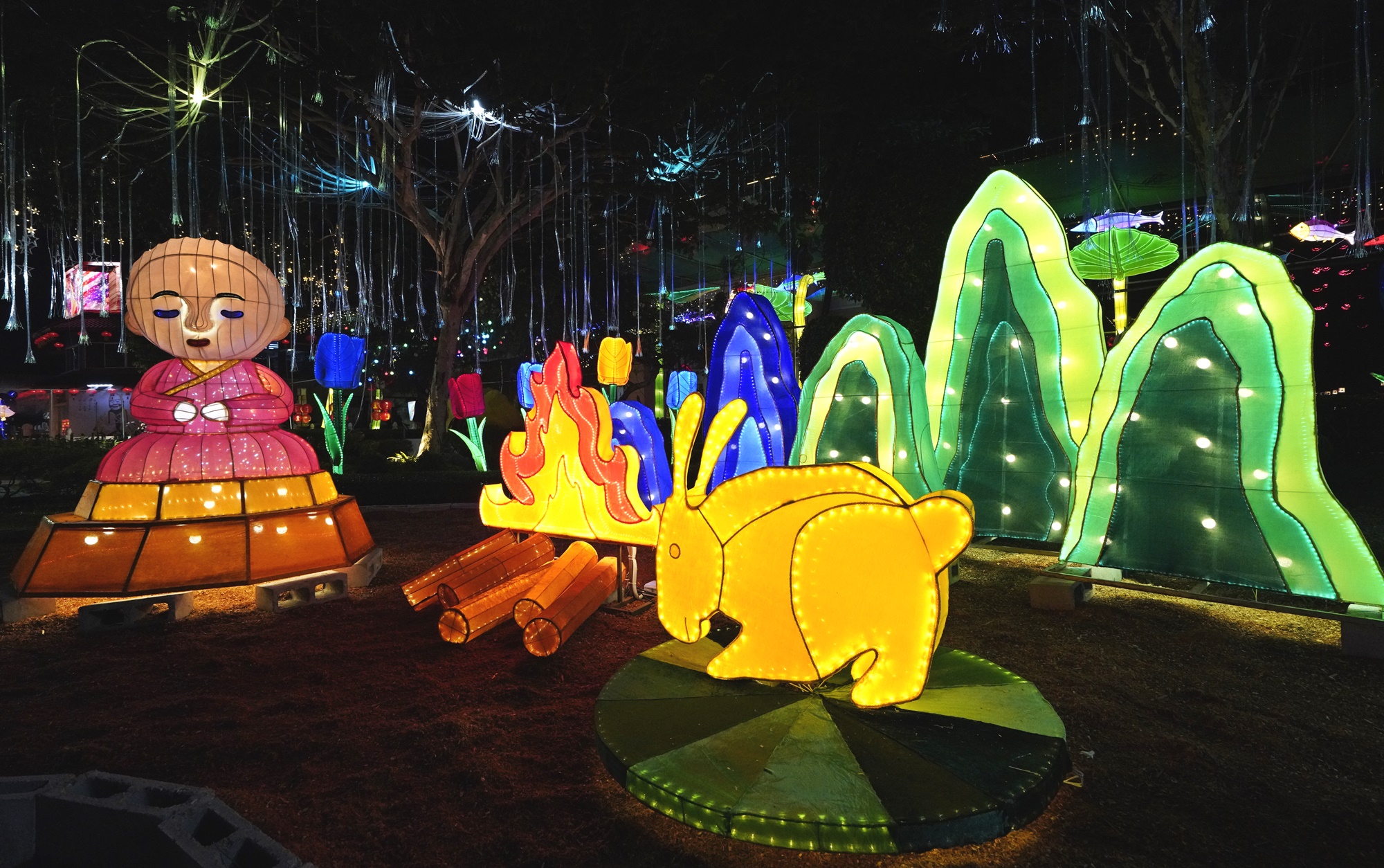 大都会封底（画页）/东禅寺“新春平安灯会及花艺展”