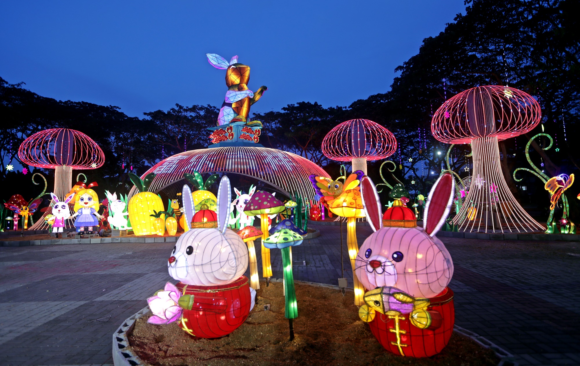 大都会封底（画页）/东禅寺“新春平安灯会及花艺展”