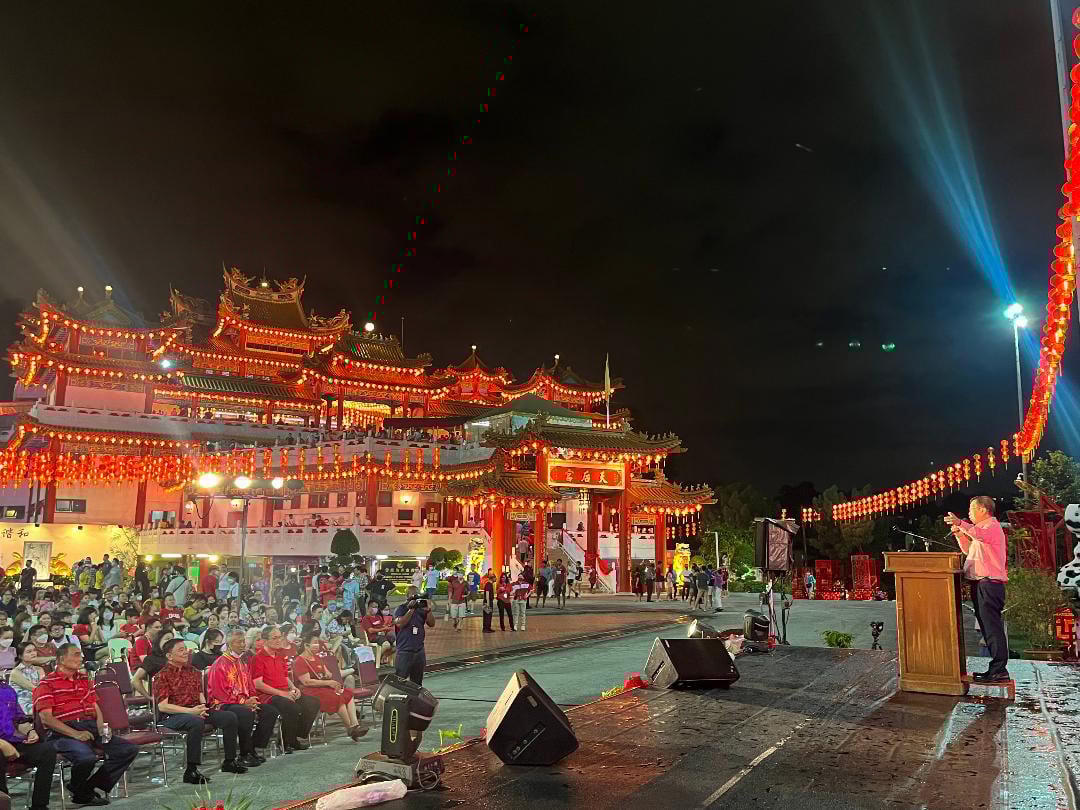 大都会/陈国伟出席天后宫倒数庆典 4图