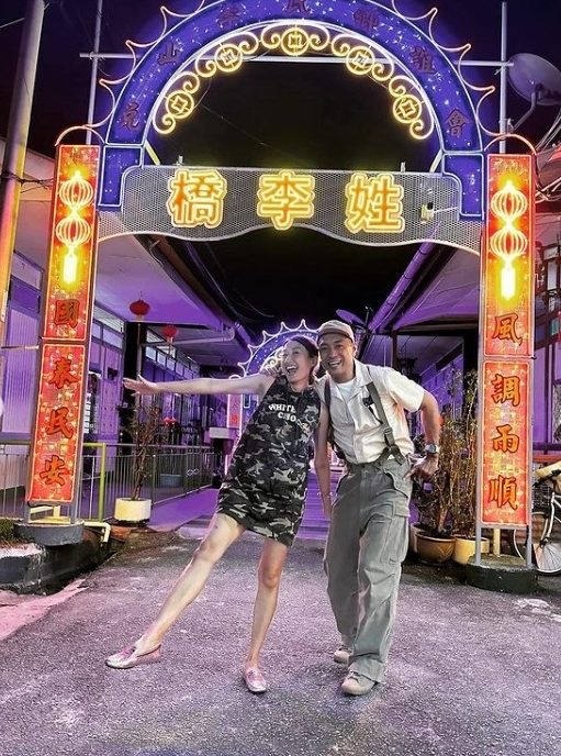 姜皓文姓周桥热闹拜天公 期许“每年在槟城过年”