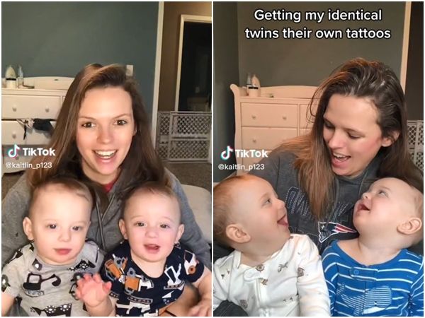 拼盘/生双胞胎认不出!网红妈“带婴刺青”做记号 影片被灌爆:烂家长