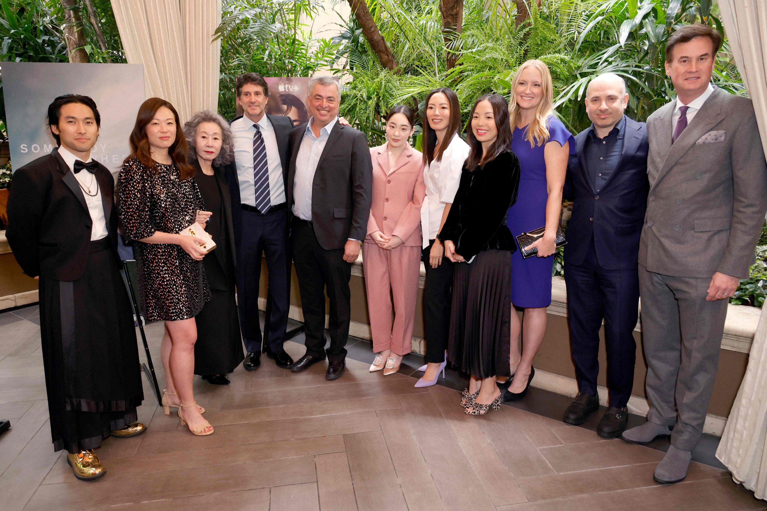 杨紫琼黑套装端庄大气  与占士金马伦AFI相见欢