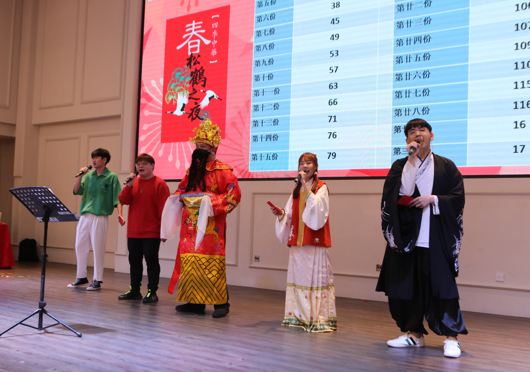 新山松鹤之夜119位老宝宝与家人欢聚庆人日