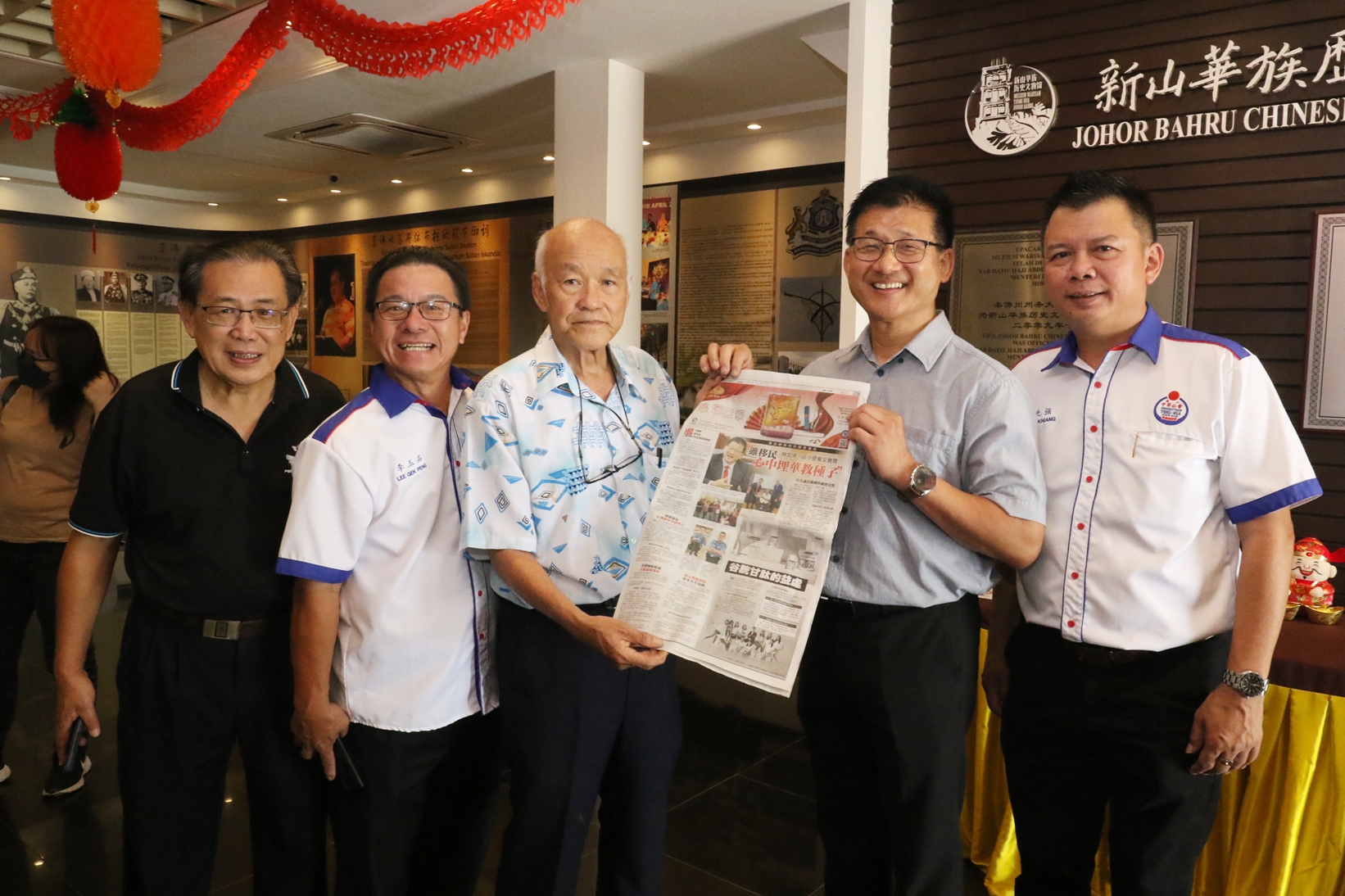 柔:新闻:访新山华族历史文物馆 林文清:后代可追溯祖先历史