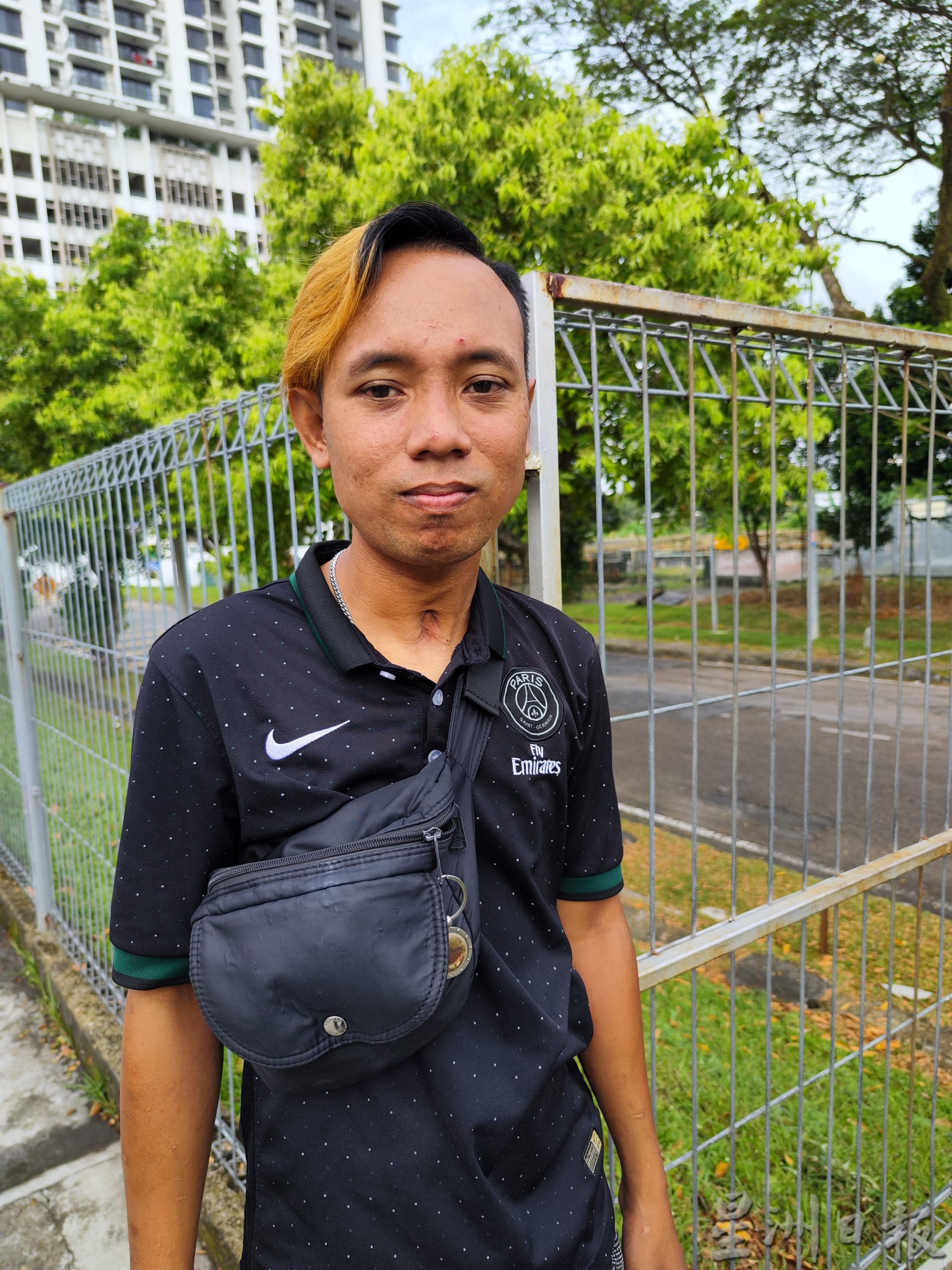 新山斯里士登基组屋沟渠盖不翼而飞，衍生安全隐忧