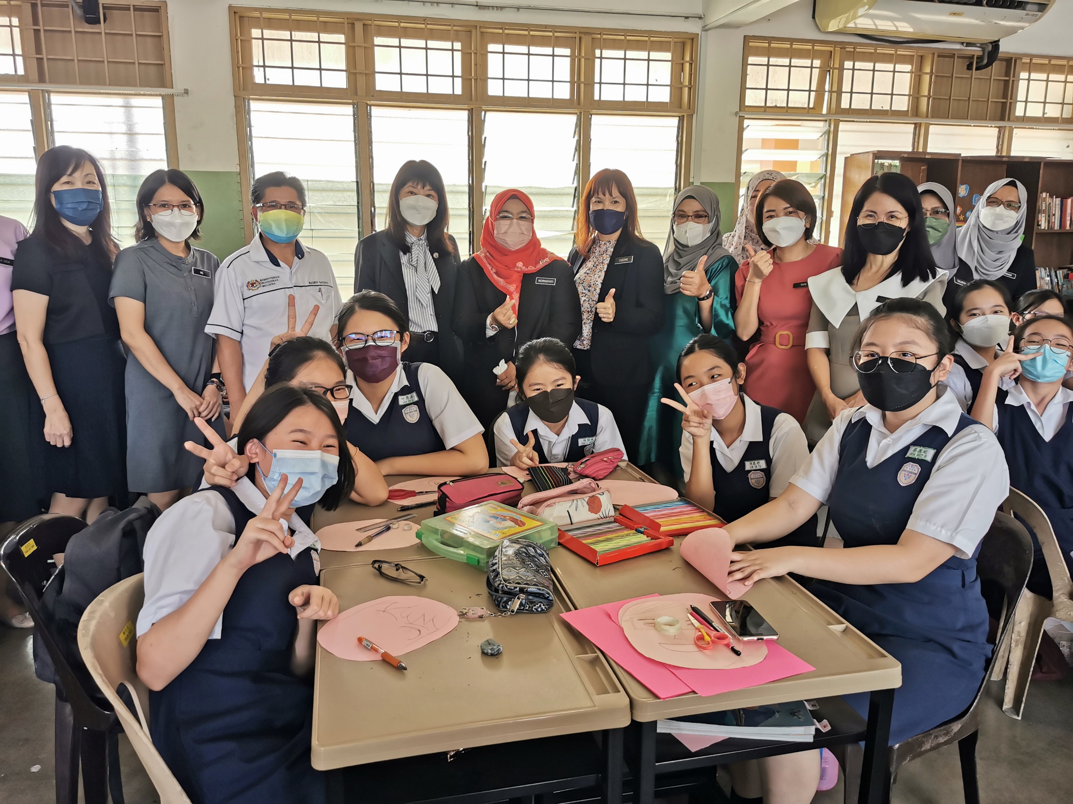 派25名辅导老师到民众华小·林慧英：盼助师生走出伤痛