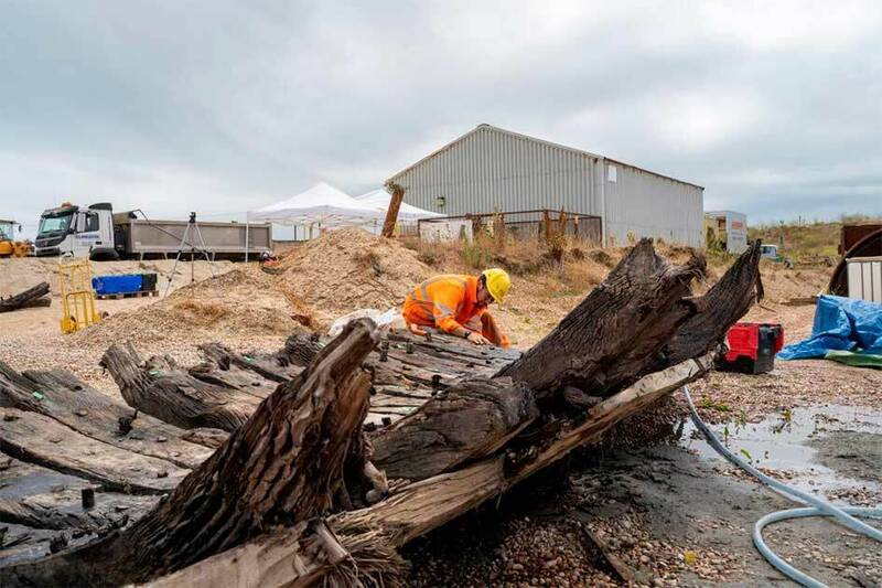 英国发现近500年古船 见证伊莉莎白一世时代海洋贸易