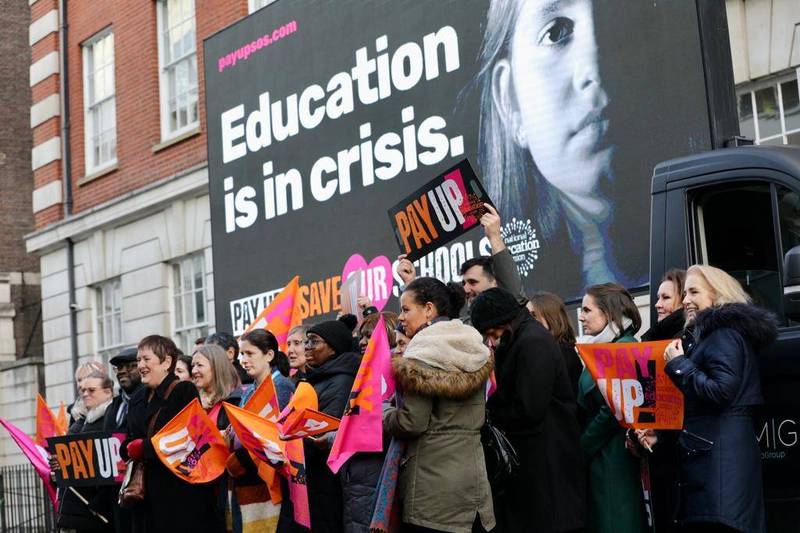 英国逾10万名教师将罢工 冲击2万多所学校