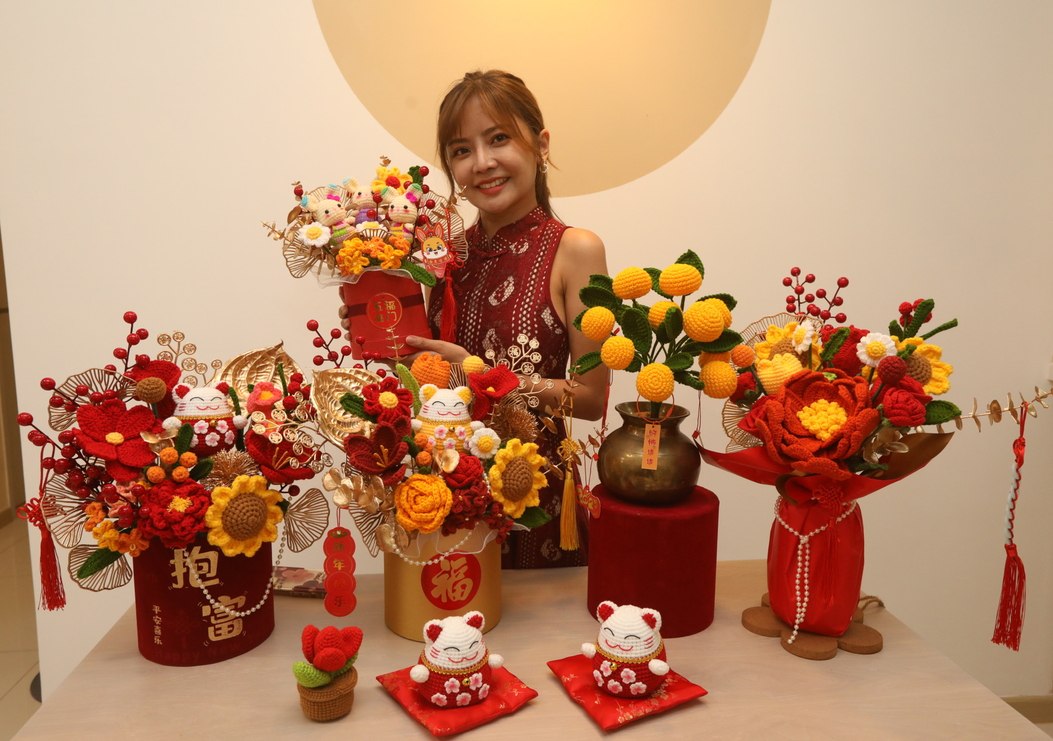 (16日见报)大都会-新年特稿:钩针年宵花