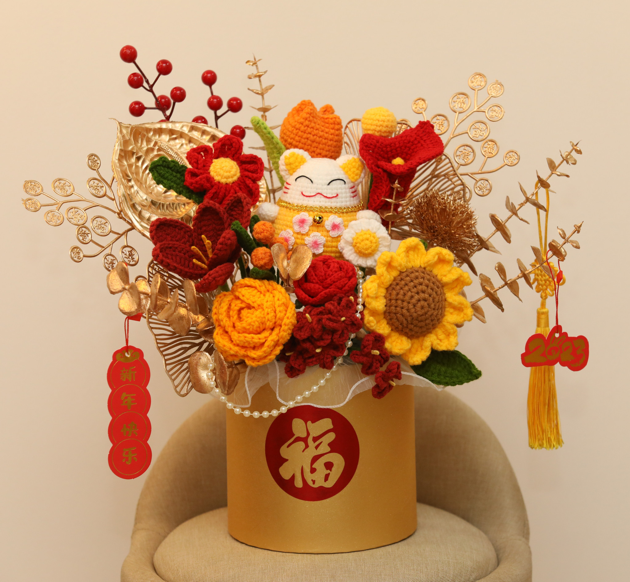 (16日见报)大都会-新年特稿:钩针年宵花