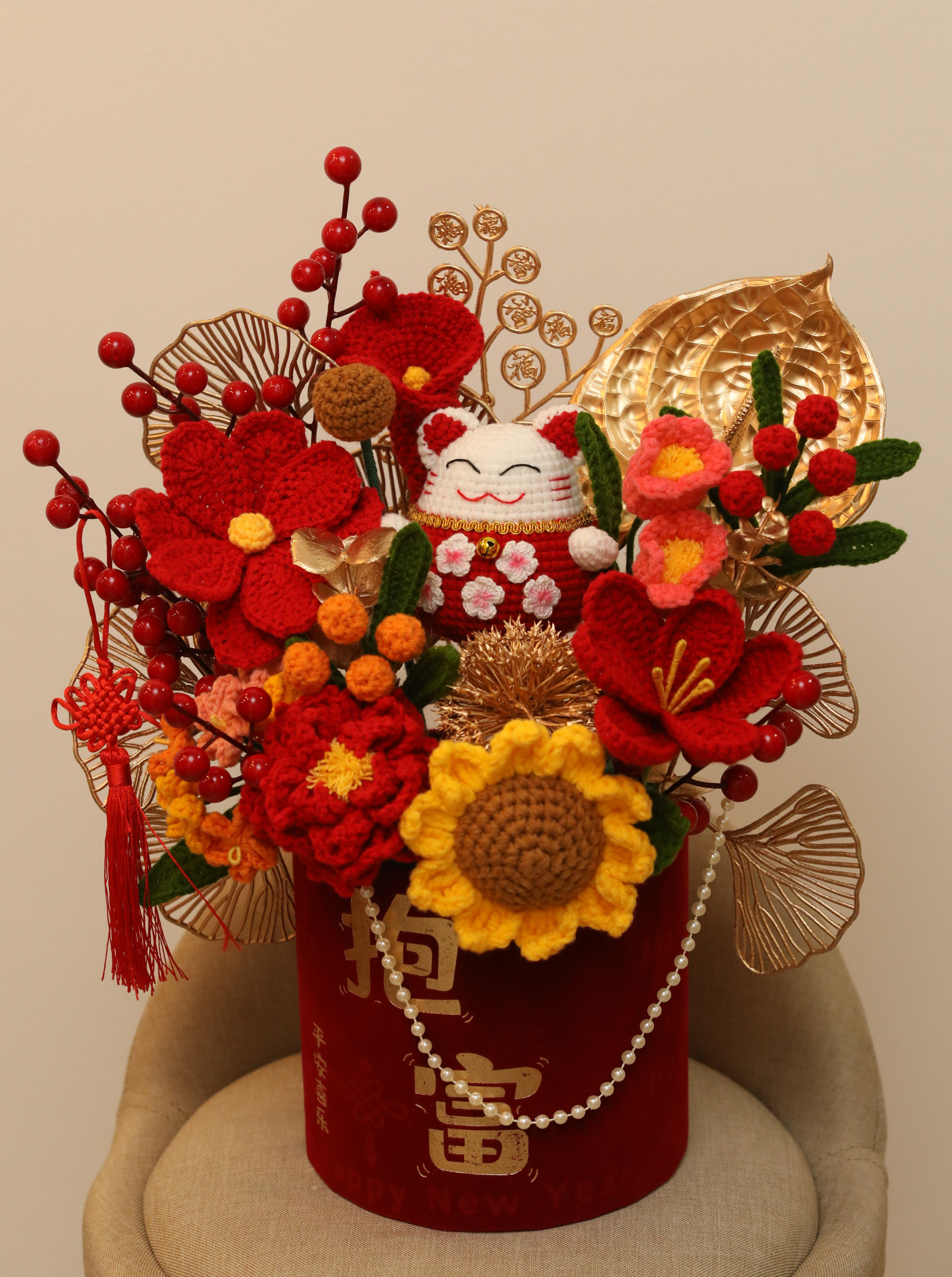 (16日见报)大都会-新年特稿:钩针年宵花