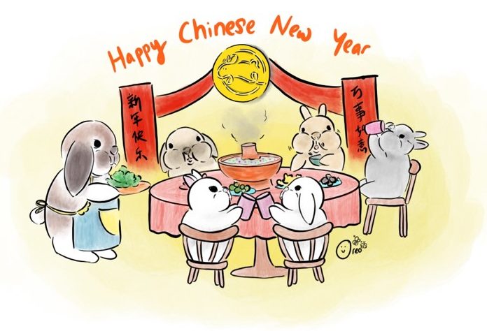 兔主人画兔子插画