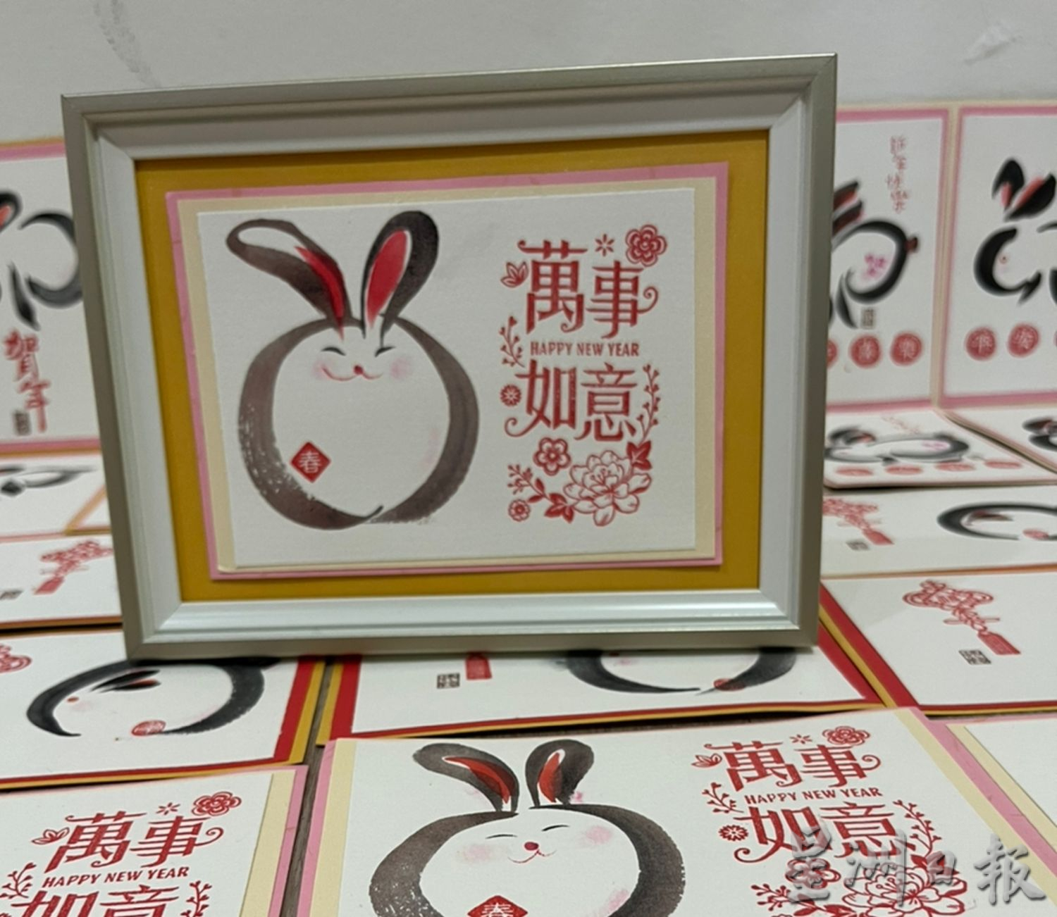 （古城版）圆形为基础，做出喜庆小兔过年咯