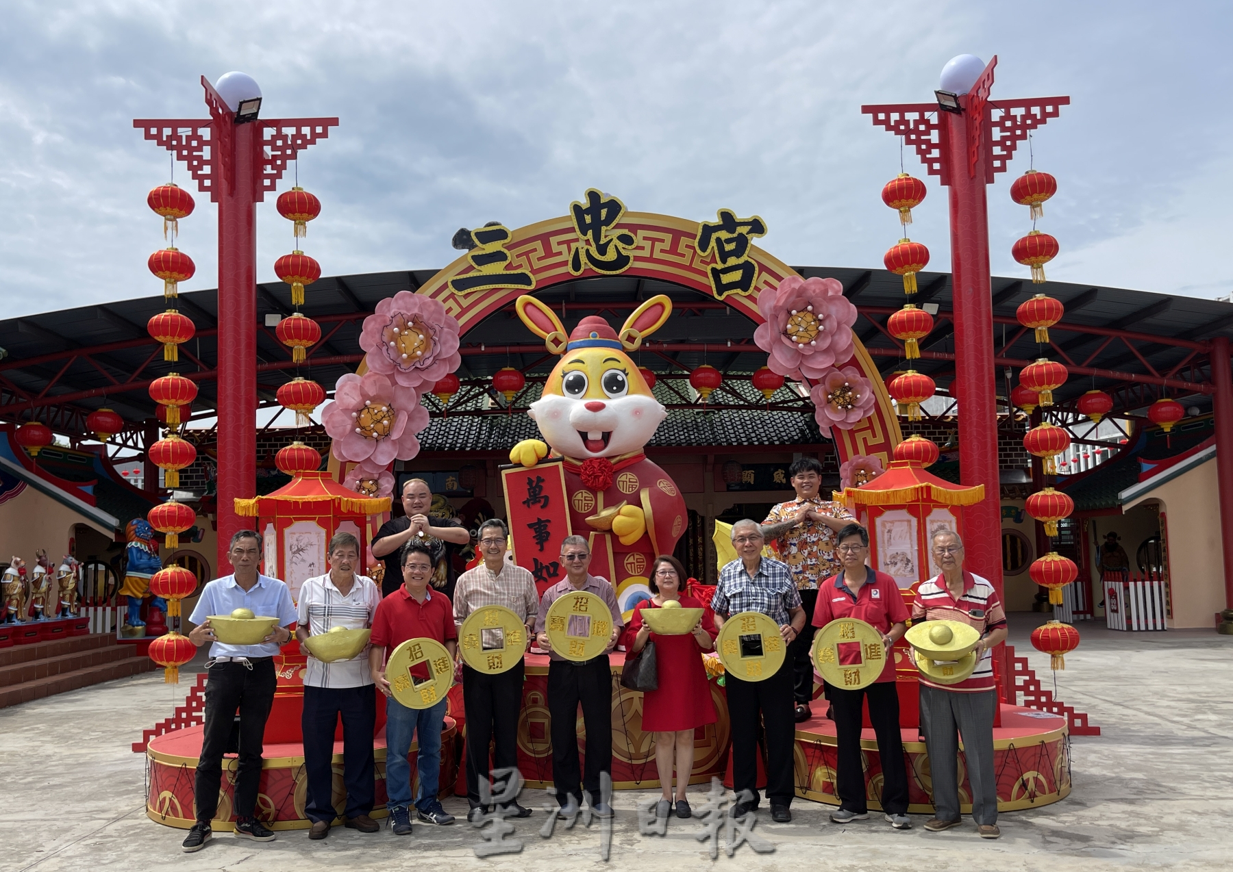 (古城第三版主文)三忠宫大型年景登场·14日起开放至元宵节