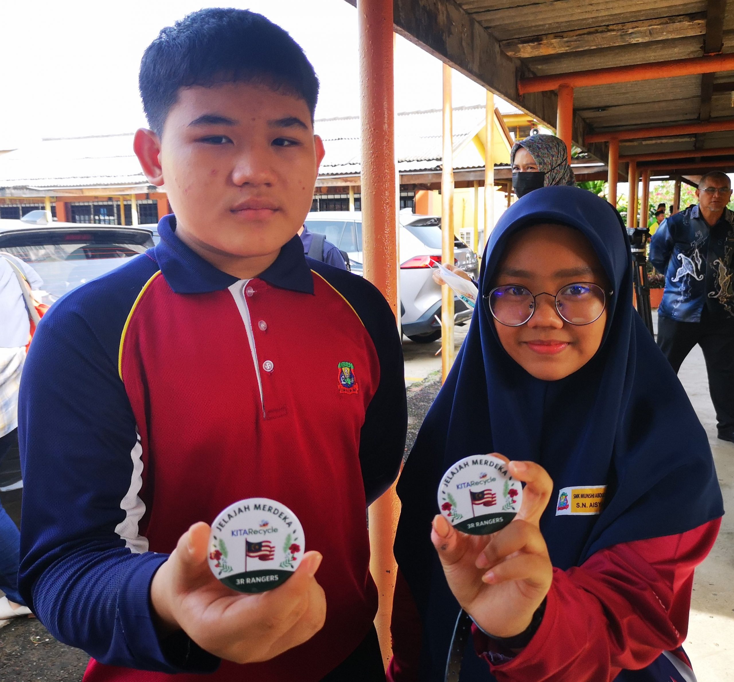 (古城第四版主文)文西阿都拉中学率先响应SWM学校环保特工队“3R Rangers” 收逾4再循环物