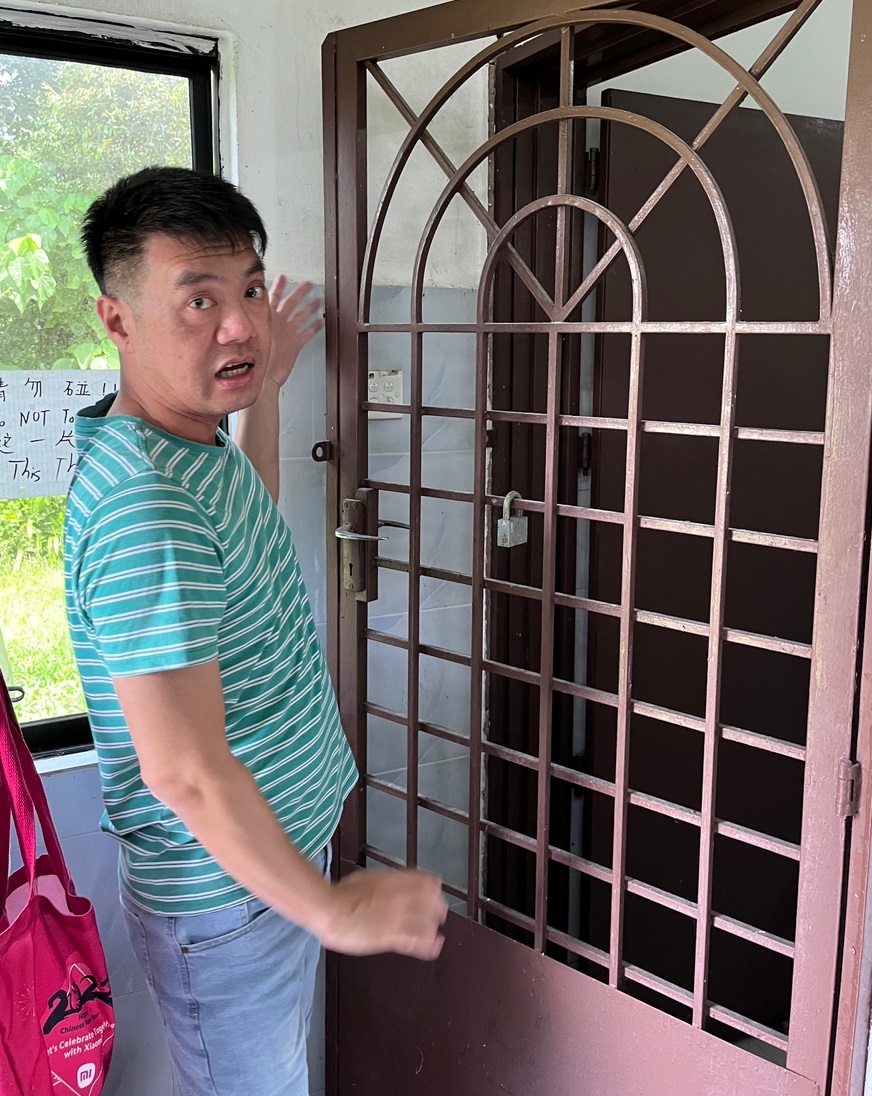 (古城p3主文)望万美华花园泥土流失严重