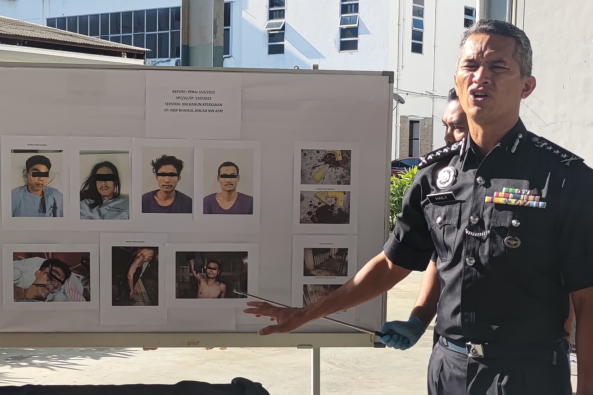 (大北马)其中一人被送院时,脸颊还插着折叠刀!