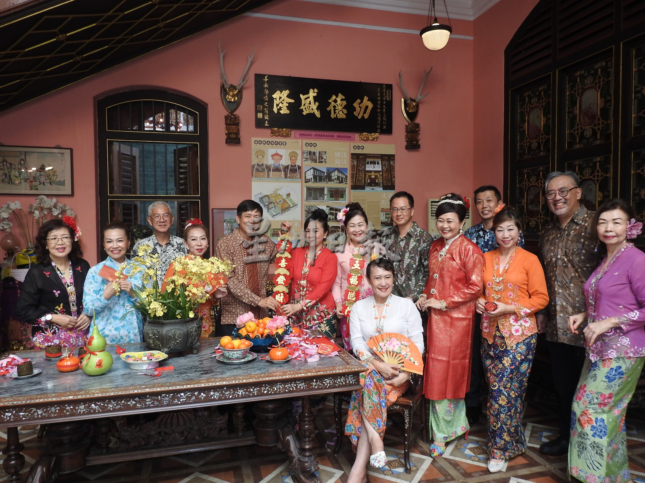 槟城娘惹峇峇准备大肆庆祝过兔年